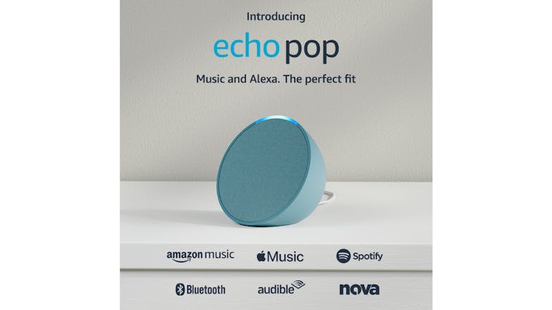 Amazon Echo Pop Smart Speaker with Alexa - Midnight Teal