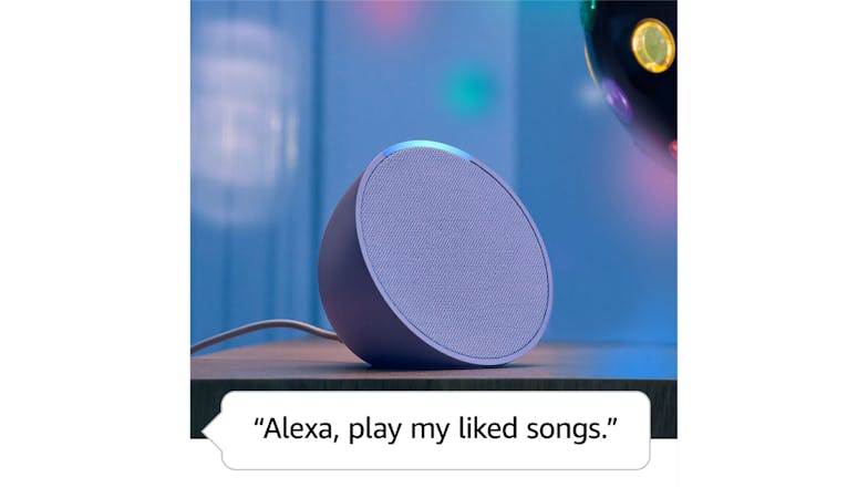 Amazon Echo Pop Smart Speaker with Alexa - Lavender Bloom
