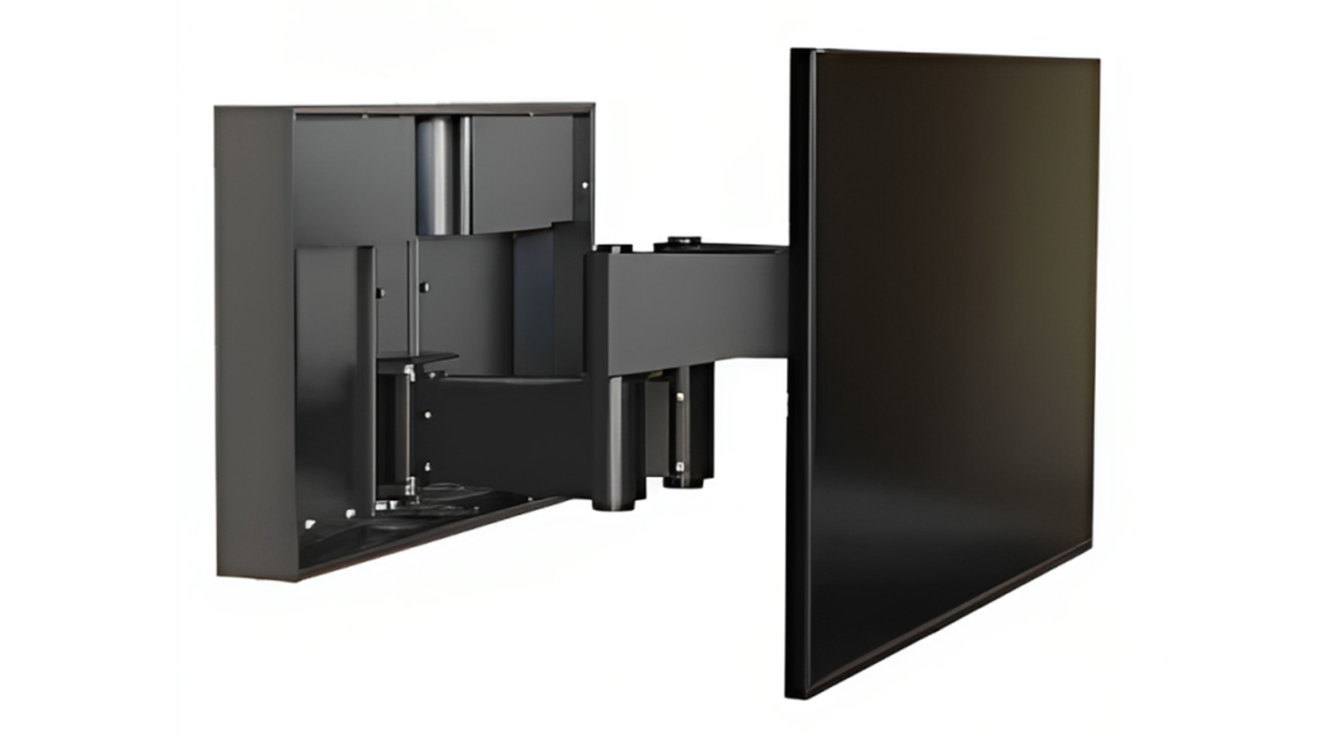 Nexus21 Motorised Wall Mount for up to 80" TV - Full Motion Design - Black (APEX)