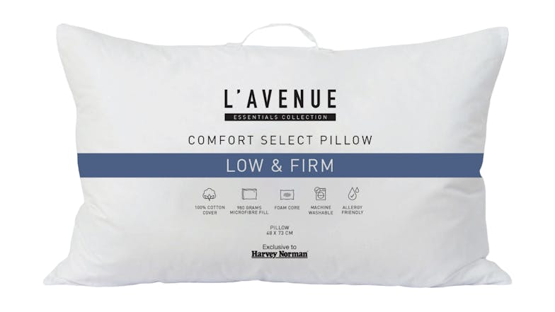 Comfort Select Low/Firm Standard Pillow by L'Avenue