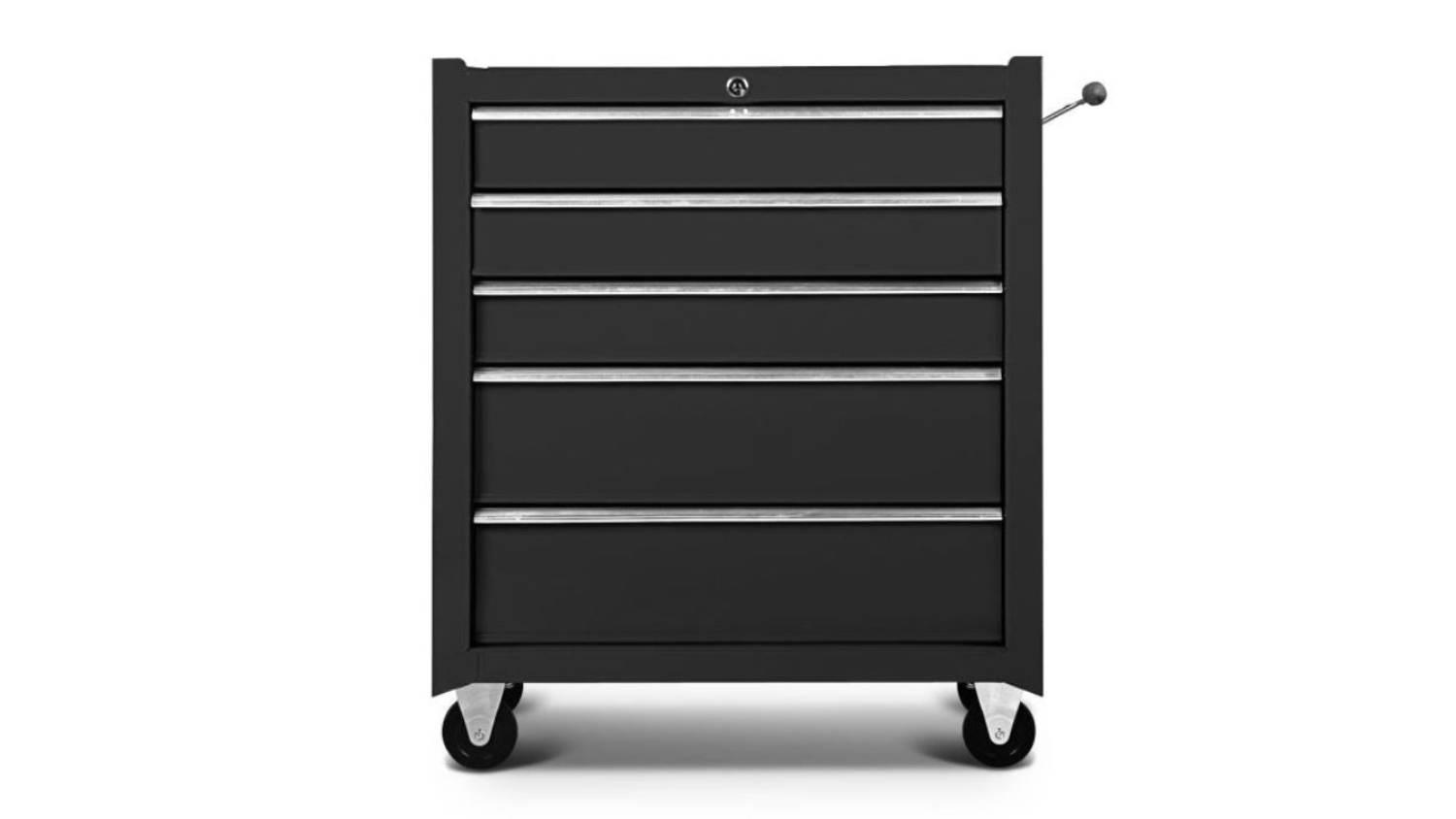 TSB Living 5 Drawer Rolling Tool Cabinet - Black