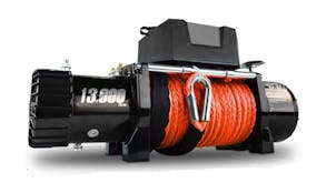 TSB Living Mounted Electric Winch w/ Synthetic Rope 5897kg w/ Remote Control