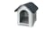 TSB Living Plastic Dog Kennel - Grey