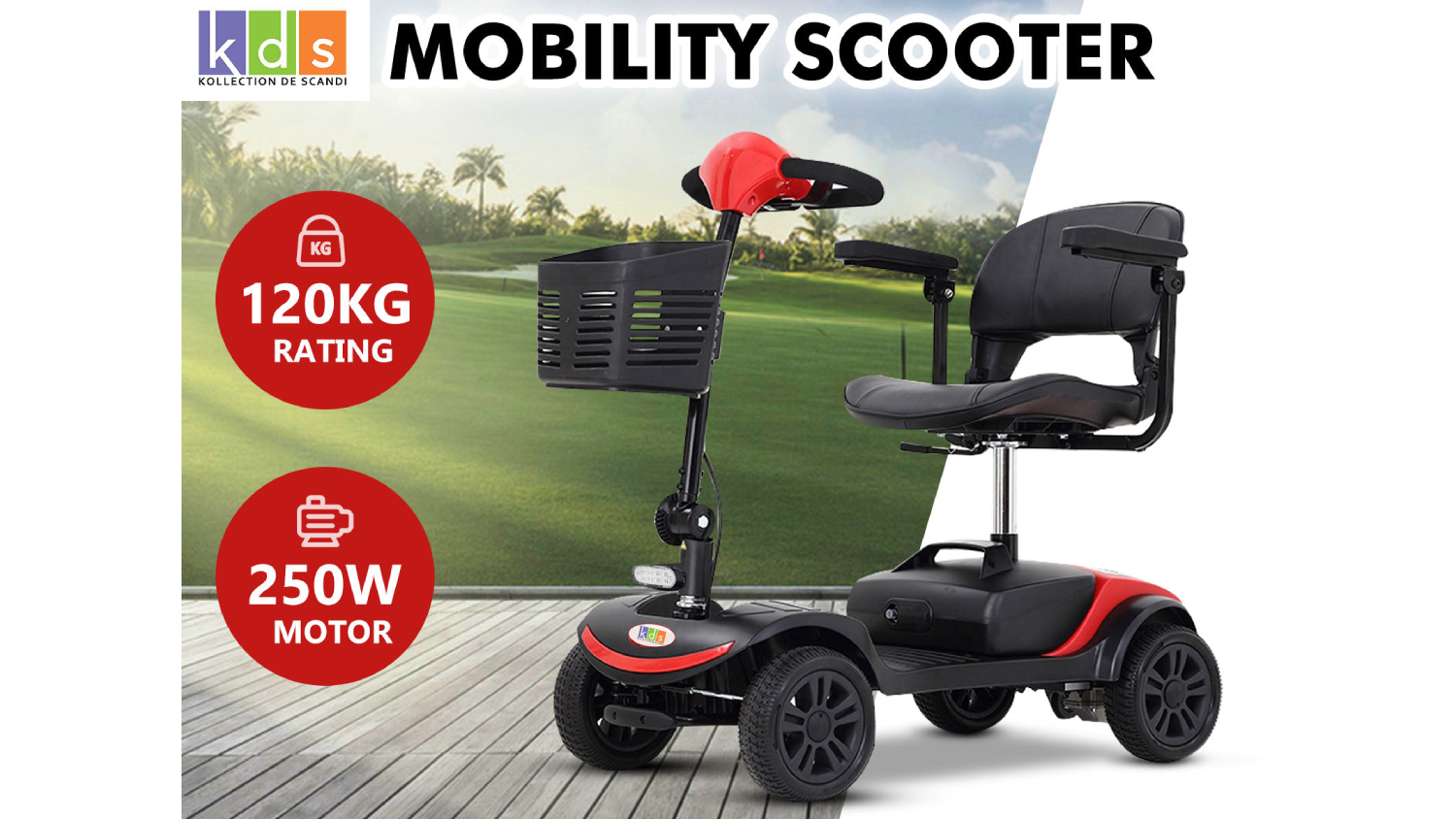 TSB Living Mobility Scooter LITE Red Harvey Norman New Zealand