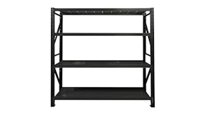 TSB Living 4 Tier Longspan Add-On Shelving Unit 1.5m - Black