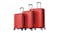 TSB Living Luggage Set 3pcs. - Diamond Red