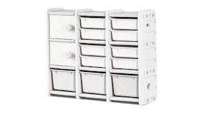 TSB Living Children's Toy Storage Shelf - White