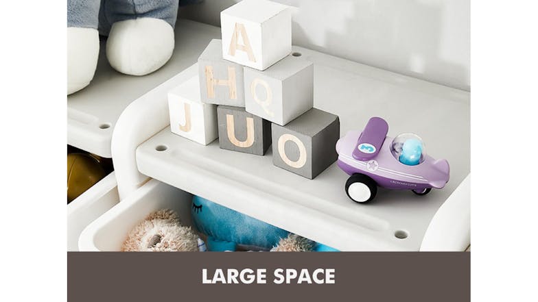 TSB Living Children's Toy Storage Shelf - White