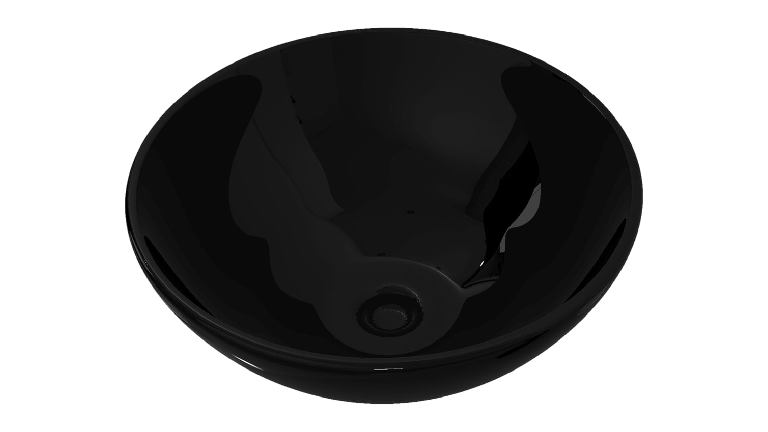 NNEVL Basin Round Ceramic 32.5cm - Black