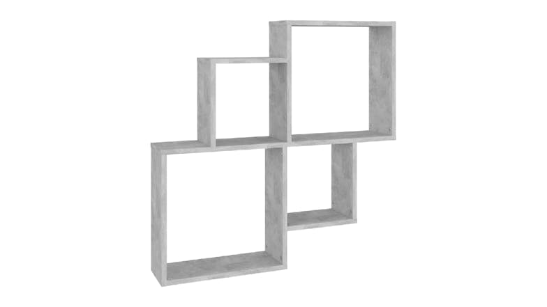 NNEVL Wall Shelves Cubes 80 x 15 x 78.5cm - Concrete Grey
