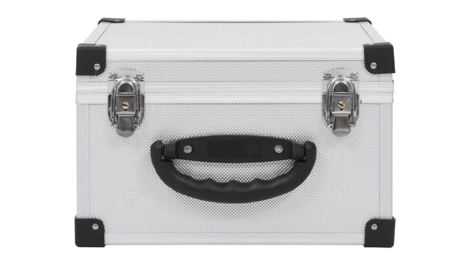 NNEVL CD Storage in a sleek aluminium and silver finish