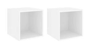 NNEVL Wall Cabinet 2pcs. 37 x 37 x 37cm - White