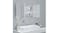 NNEVL LED Backlit Bathroom Mirror Cabinet 80 x 12 x 45cm - Gloss White