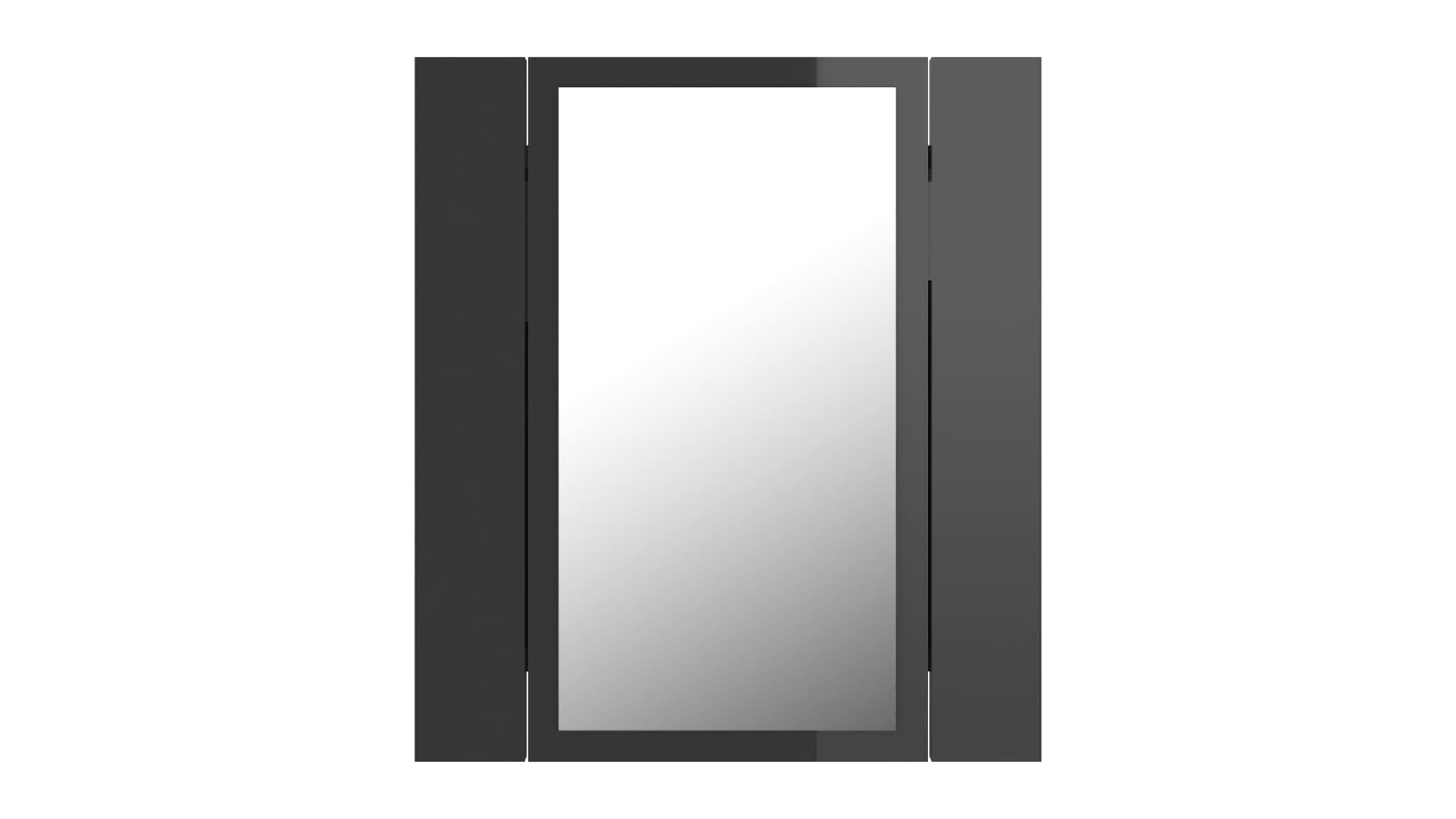 NNEVL LED Backlit Bathroom Mirror Cabinet in 40 x 12 x 45cm