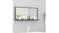 NNEVL Bathroom Mirror w/ Built-In Shelf 80x10.5x37cm Gloss Grey