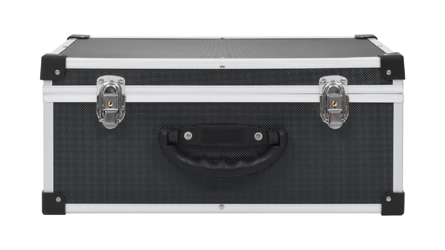 NNEVL CD Storage in a sleek aluminium and black finish