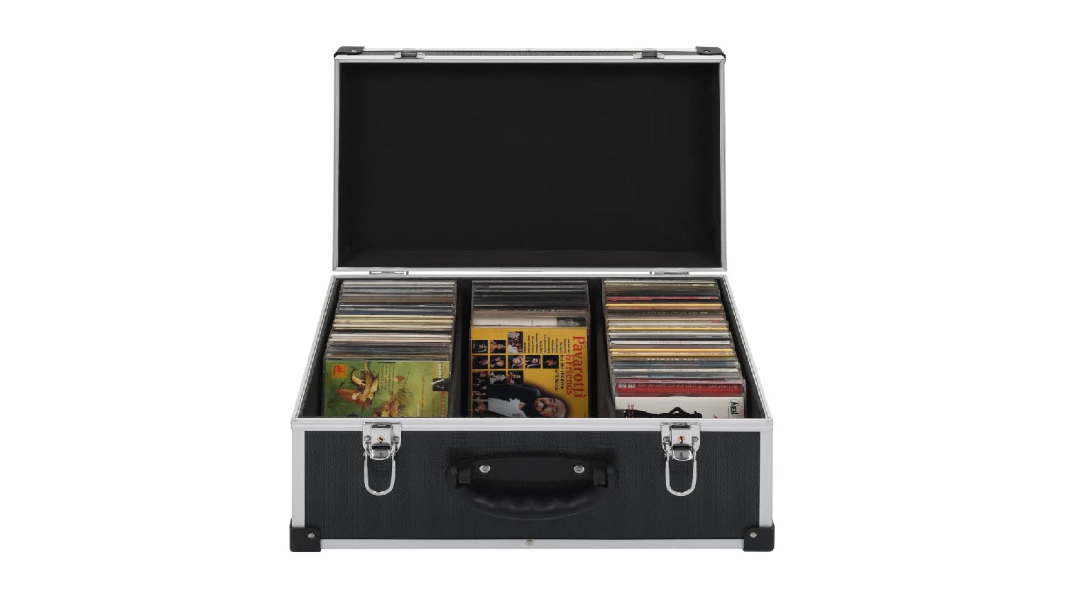 NNEVL CD Storage (60 CDs) - Aluminium/Black