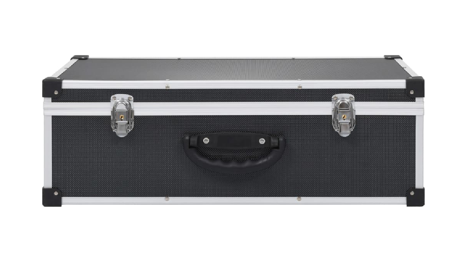 NNEVL CD Storage in a sleek aluminium and black finish