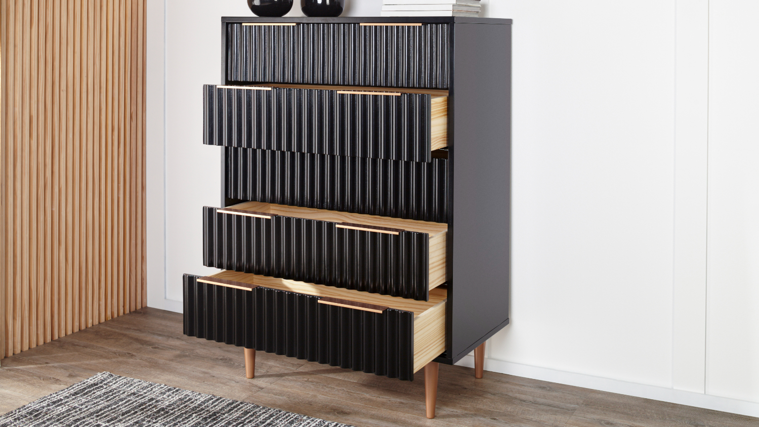 Cuba 5 Drawer Tallboy