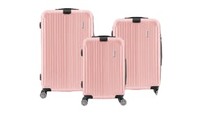 TSB Living Voyage Elite Luggage Case Set 3pcs. - Pink