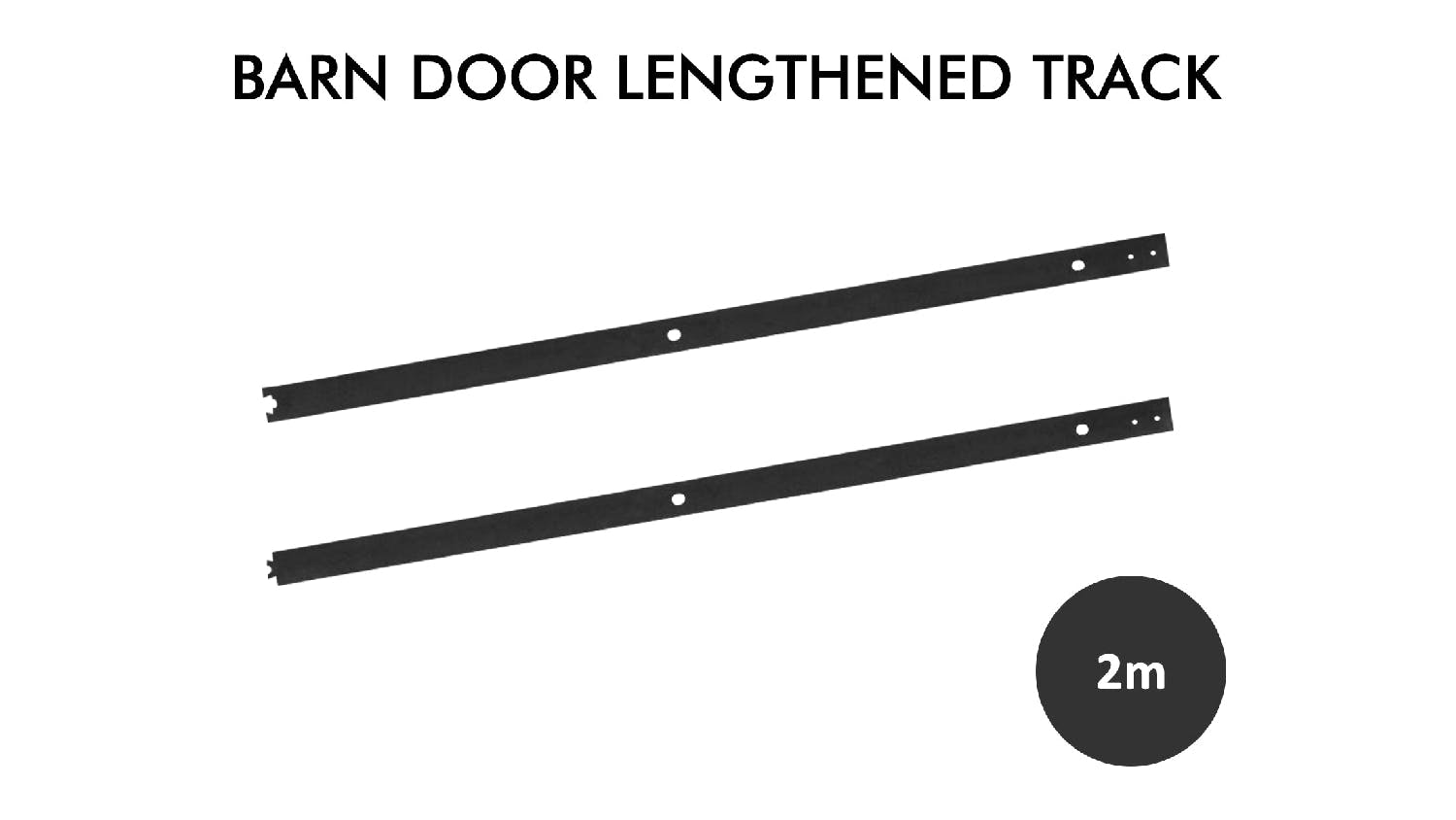 TSB Living Sliding Barn Door Track 2m