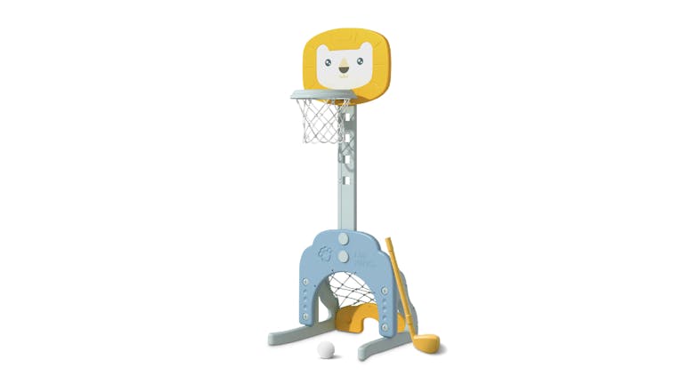 TSB Living Children's 3-in-1 Basketball Hoop - Lion Theme