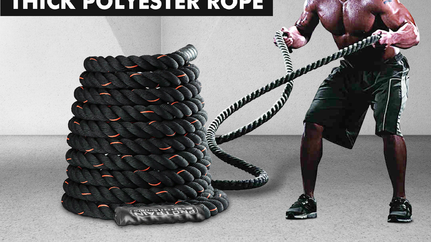 PROTRAIN Training Rope 9m