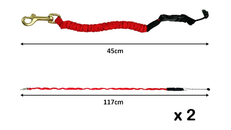 TSB Living Kayak Paddle Leash 2pcs.