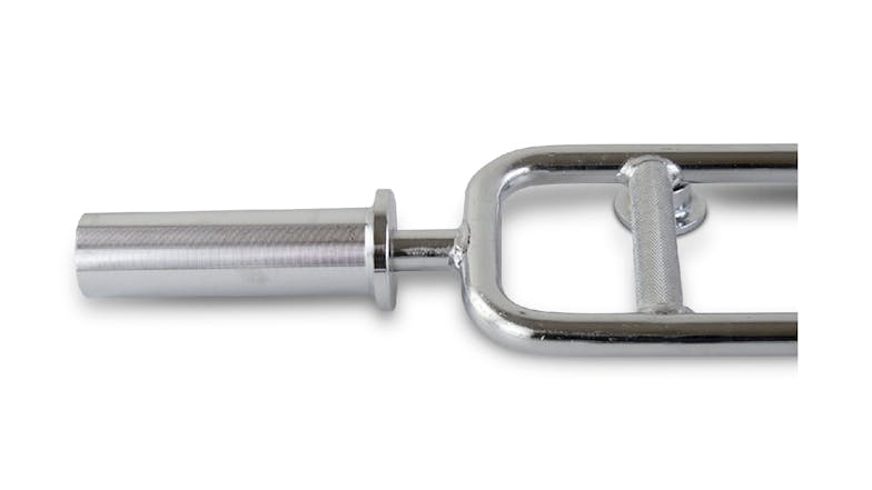 PROTRAIN Solid Olympic Tricep Bar w/ Spring Collars