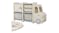 TSB Living Children's Car-Shaped Storage Shelf Set 112 x 31 x 65cm - White