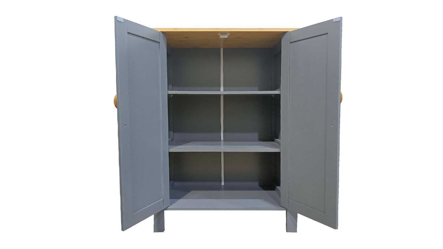 TSB Living Buffet Sideboard Storage Cabinet - Grey