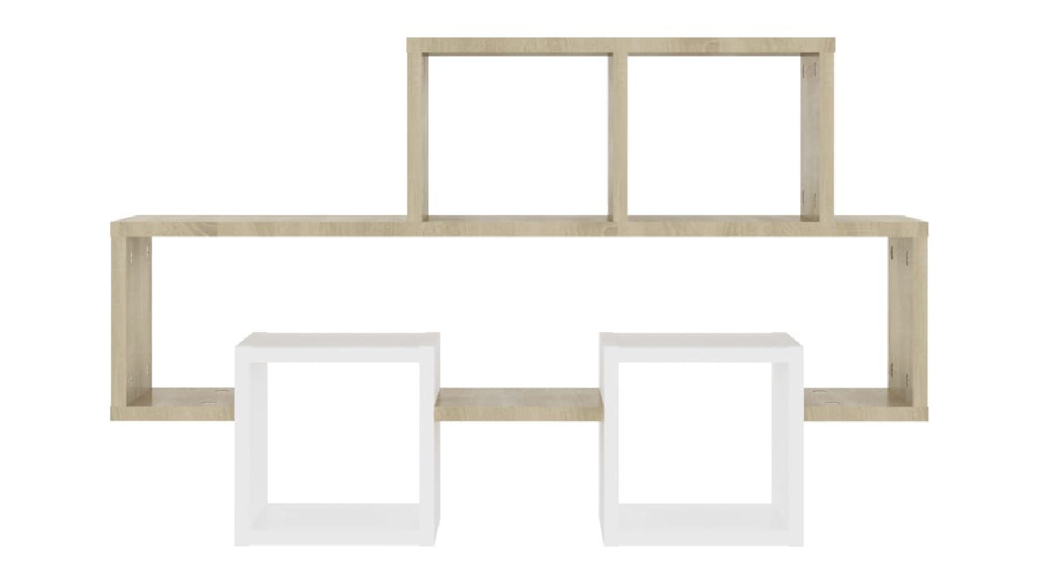 NNEVL Car-Shaped Wall Shelves in 82 x 15 x 51cm