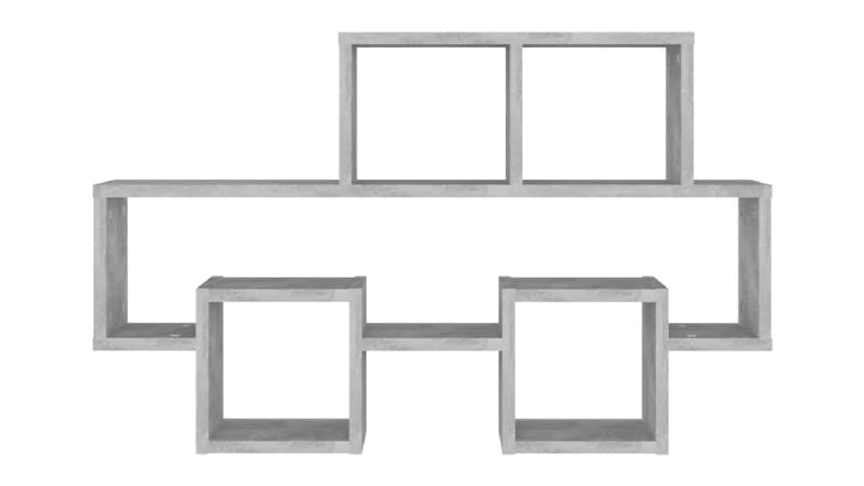 NNEVL Wall Shelves Car-Shaped  82 x 15 x 51cm - Concrete Grey