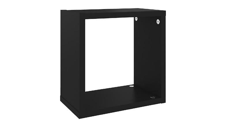 NNEVL Wall Shelves Floating Rectangle 2pcs. 26 x 15 x 26cm - Black