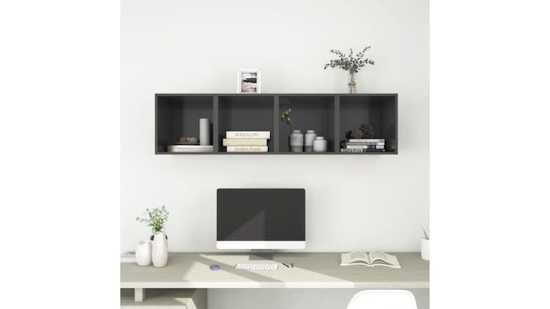 NNEVL Wall Cabinet 4pcs. 37 x 37 x 37cm - Grey
