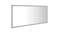 NNEVL LED Backlit Bathroom Mirror 100 x 8.5 x 37cm - Concrete Grey