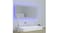 NNEVL LED Backlit Bathroom Mirror 100 x 8.5 x 37cm - Sonoma Oak