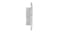 NNEVL LED Backlit Bathroom Mirror 40 x 8.5 x 37cm - Concrete Grey