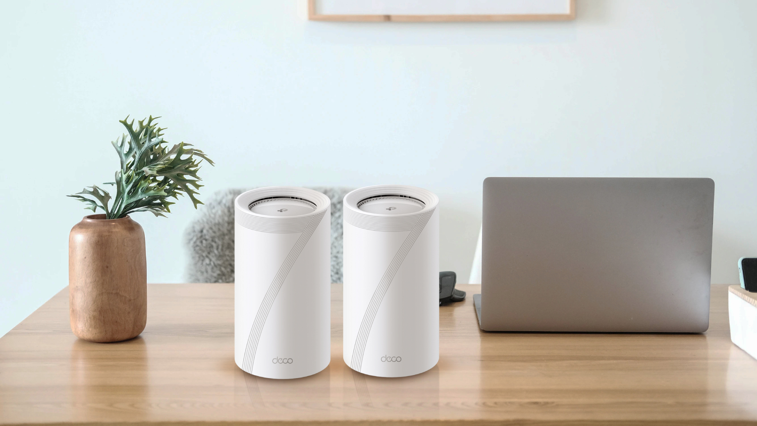 TP-Link Deco BE85 BE22000 Tri-Band Mesh Wi-Fi 7 System - 3 Pack (White)