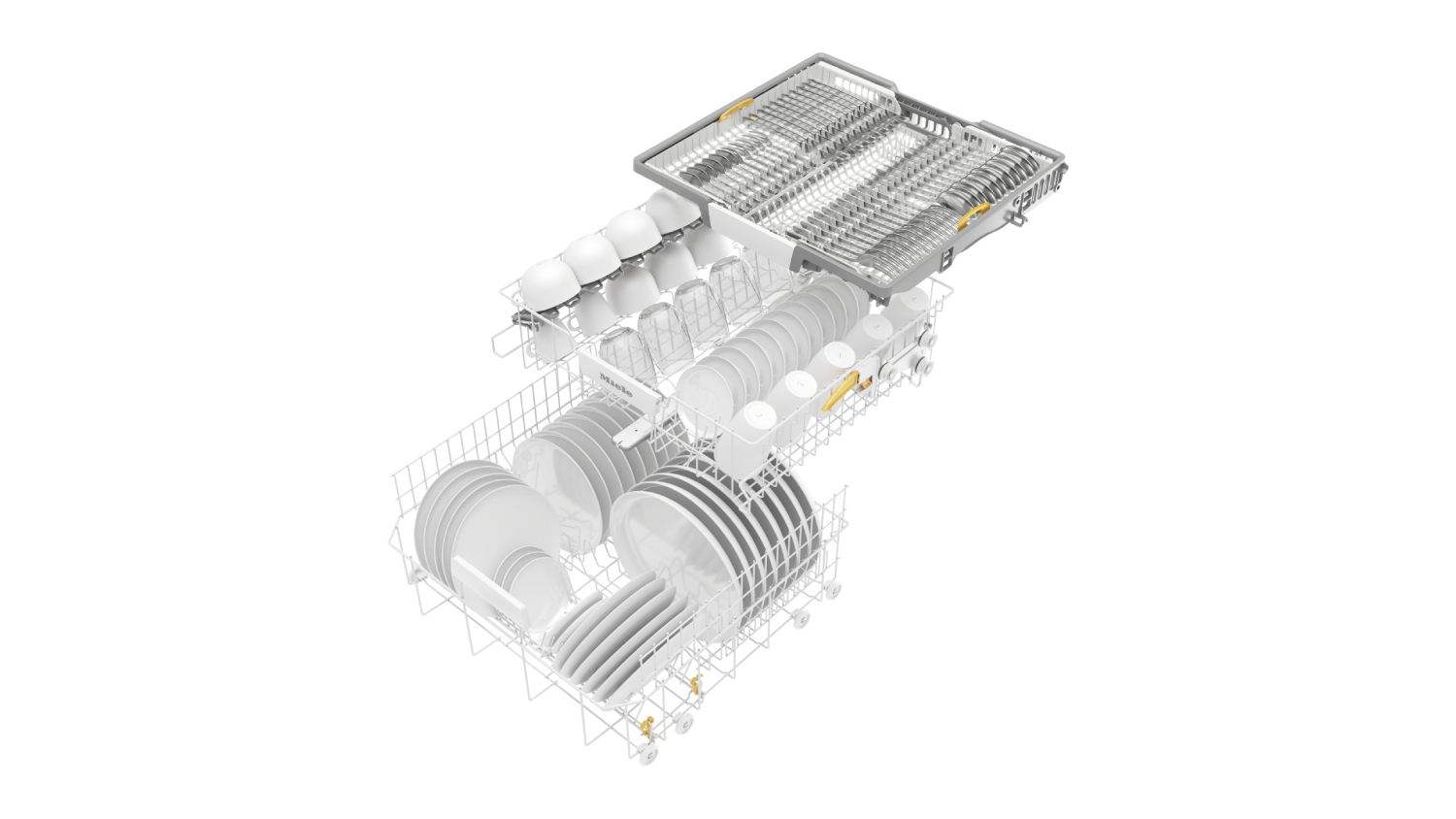 Miele 14 Place Setting 5 Program Built Under Dishwasher CleanSteel G   G5210SCUCLST.04 