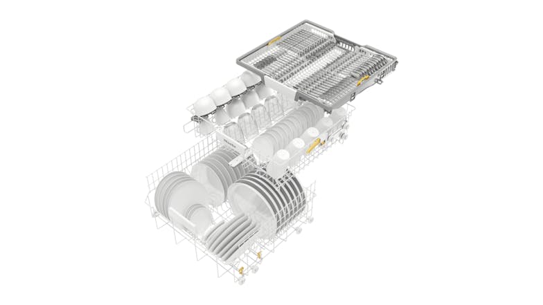 Miele 14 Place Setting 5 Program Built-Under Dishwasher - CleanSteel (G 5210 SCU/11587610)