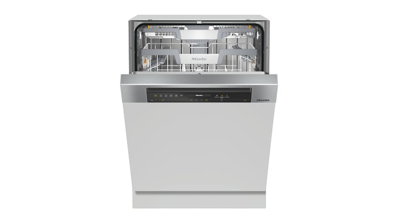 Miele 15 Place Setting Semi Integrated 60cm Dishwasher - CleanSteel (G 7319 SCi XXL/11321130)