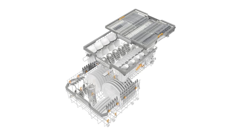 Miele 15 Place Setting Fully Integrated 60cm Dishwasher - CleanSteel (G 7969 SCVi XXL/11321260)