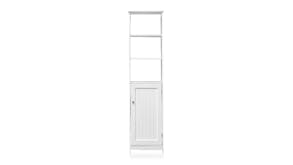 TSB Living Bathroom Cabinet & Shelf - White