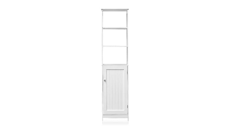 TSB Living Bathroom Cabinet & Shelf - White