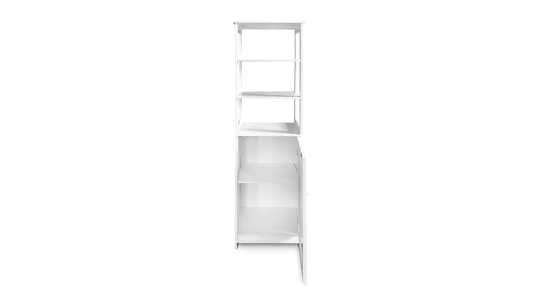 TSB Living Bathroom Cabinet & Shelf - White