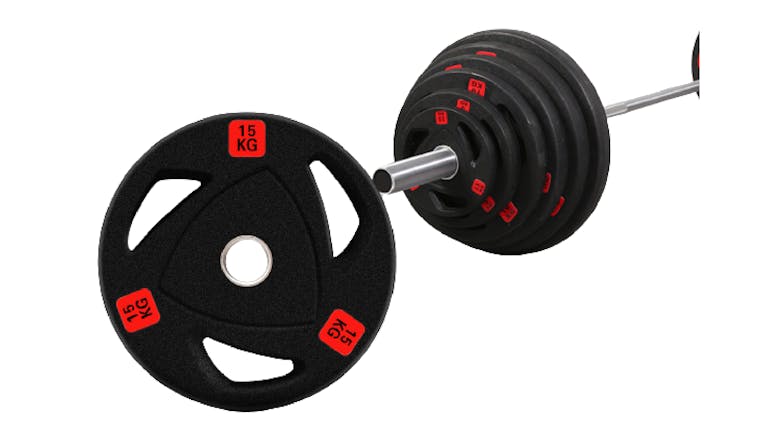 PROTRAIN Rubber Coated Weight Plate 15kg 2pcs.