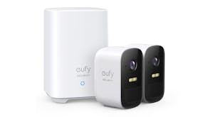 Eufy Cam 2C Pro 2K Outdoor Wireless Smart Security Camera - 2 Pack with HomeBase2 (White)