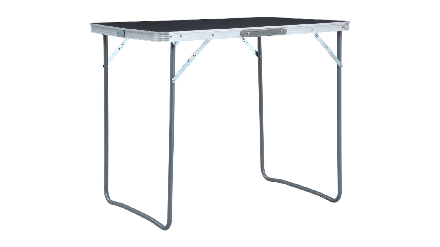 NNEVL Folding Camping Table 80 x 60cm - Grey