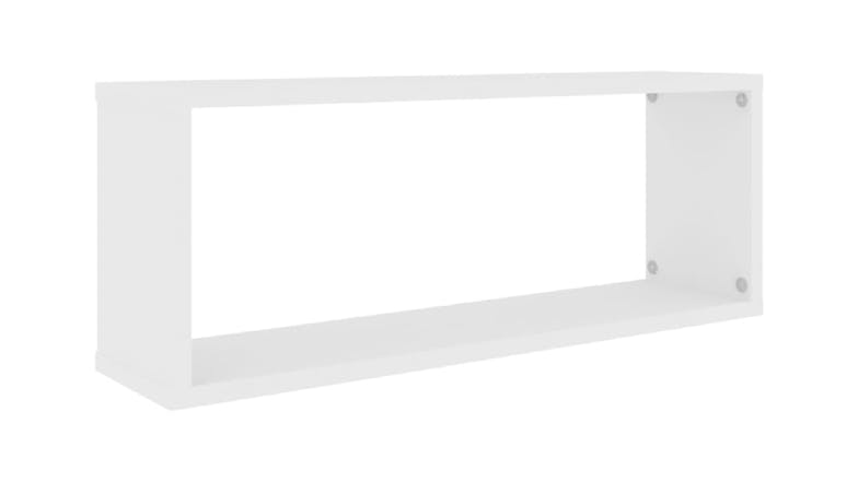 NNEVL Wall Shelves Floating Rectangle 4pcs. 60 x 15 x 33cm - White